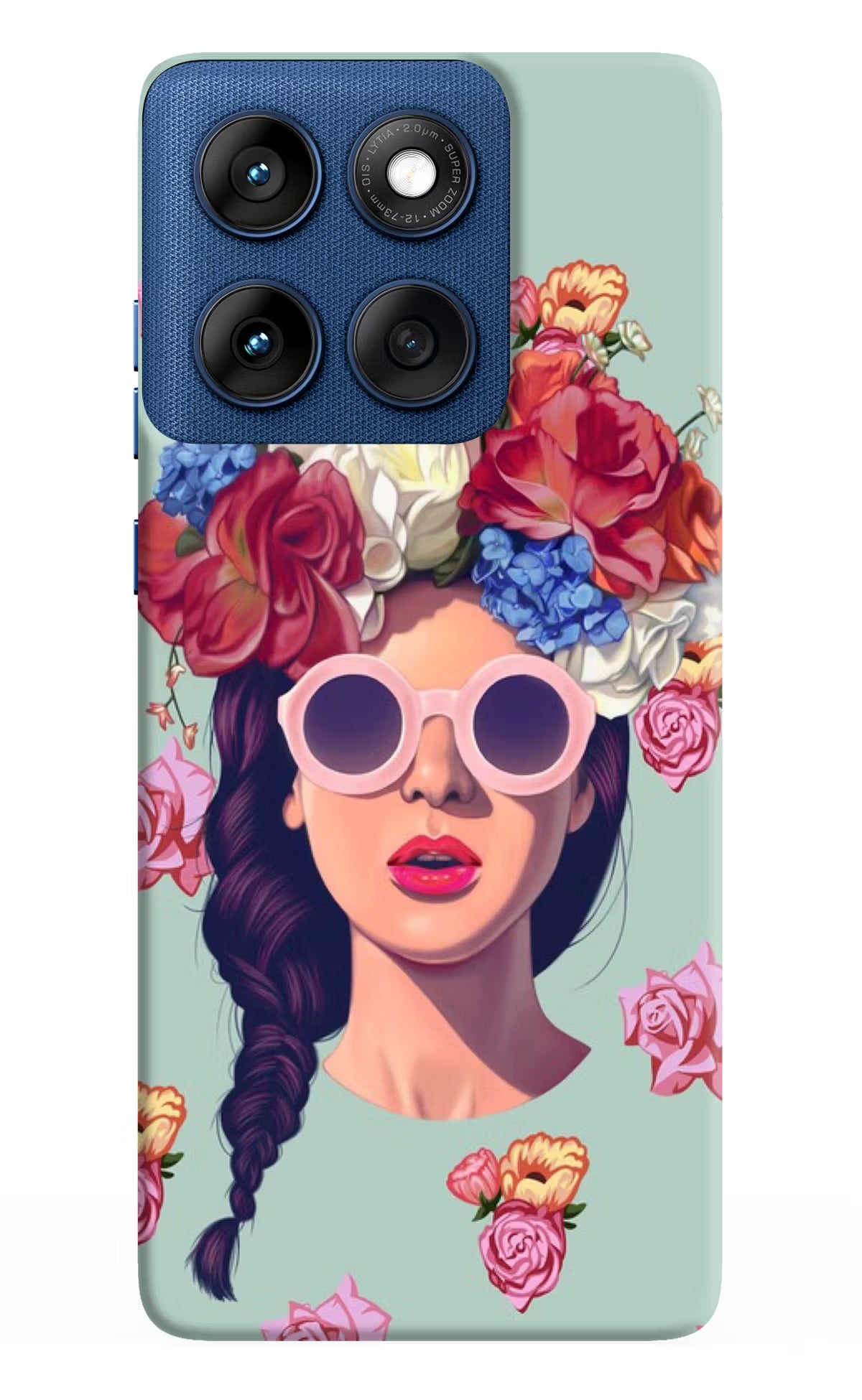 Pretty Girl Moto Edge 60 Hard Case Back Cover by Casekaro