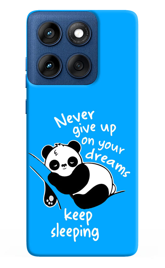 Keep Sleeping Moto Edge 60 Hard Case Back Cover by Casekaro