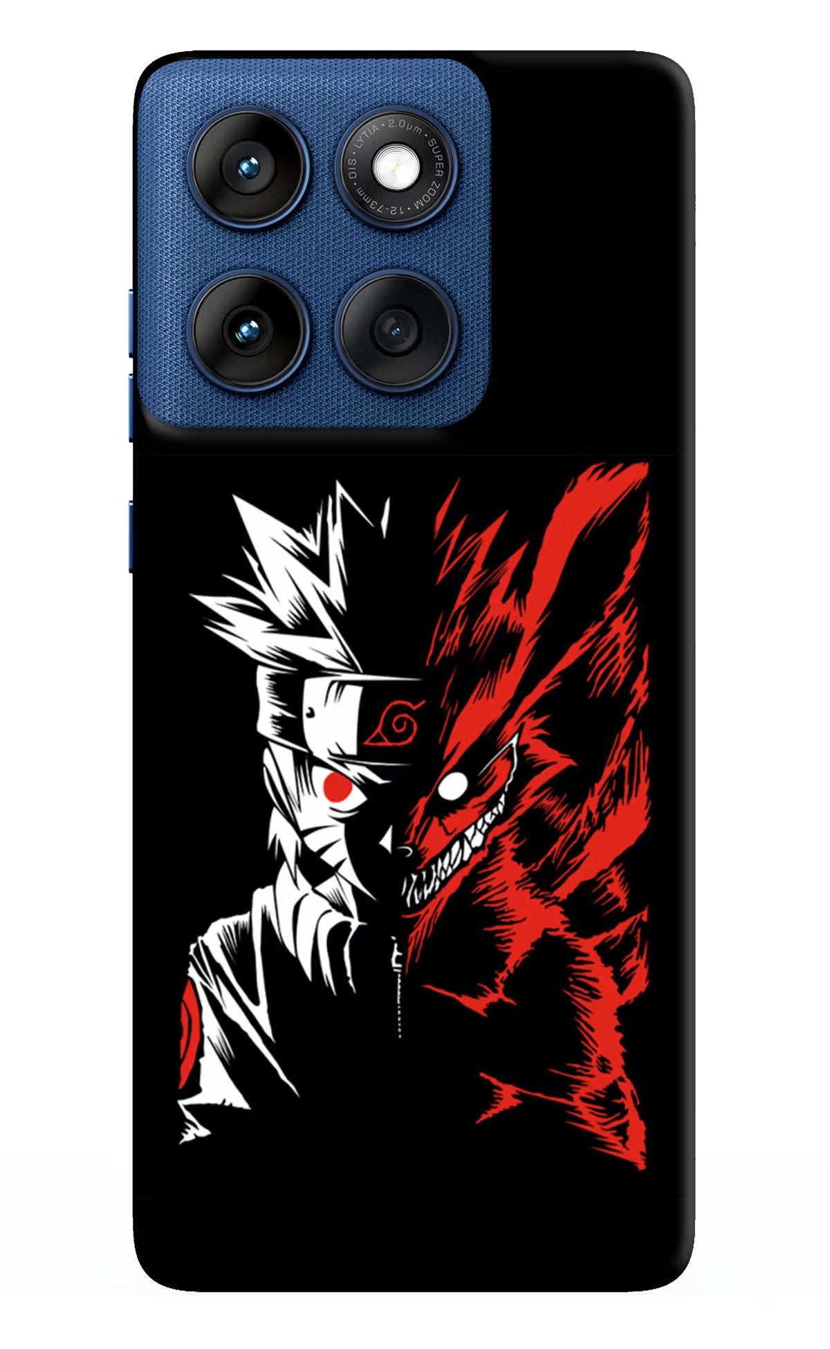 Naruto Two Face Moto Edge 60 Hard Case Back Cover by Casekaro