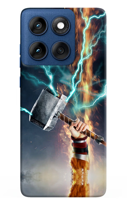 Thor Hammer Mjolnir Moto Edge 60 Hard Case Back Cover by Casekaro