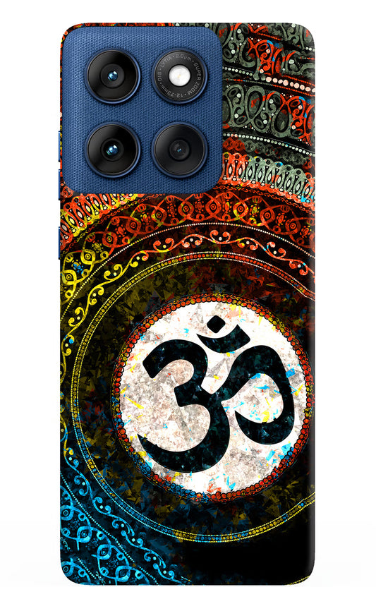 Om Cultural Moto Edge 60 Hard Case Back Cover by Casekaro