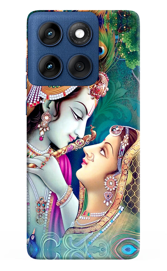 Lord Radha Krishna Moto Edge 60 Hard Case Back Cover by Casekaro