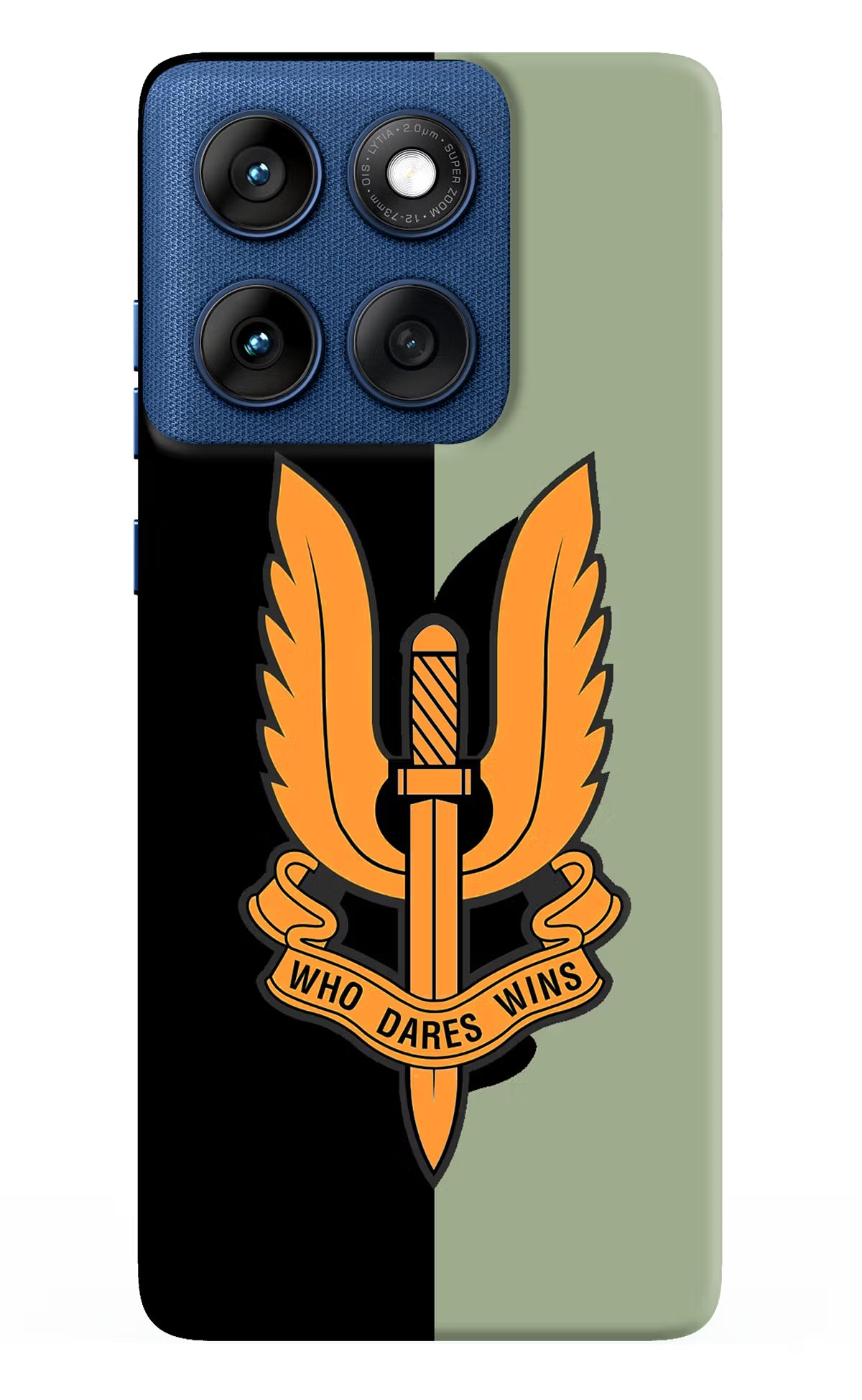 Balidan Logo Moto Edge 60 Hard Case Back Cover by Casekaro