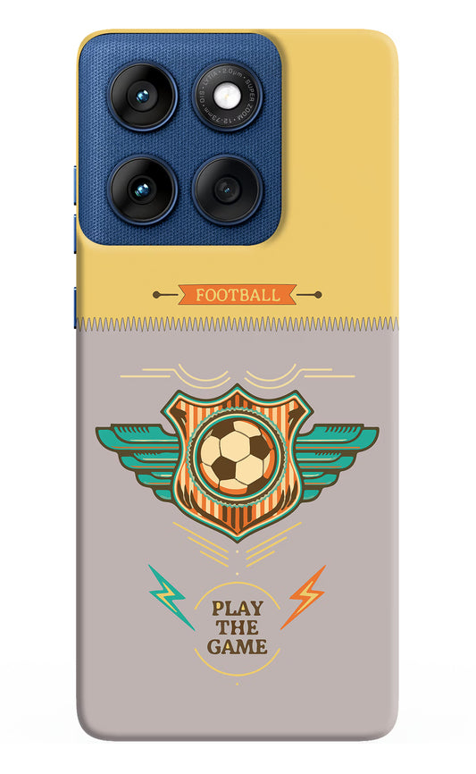 Football Moto Edge 60 Hard Case Back Cover by Casekaro