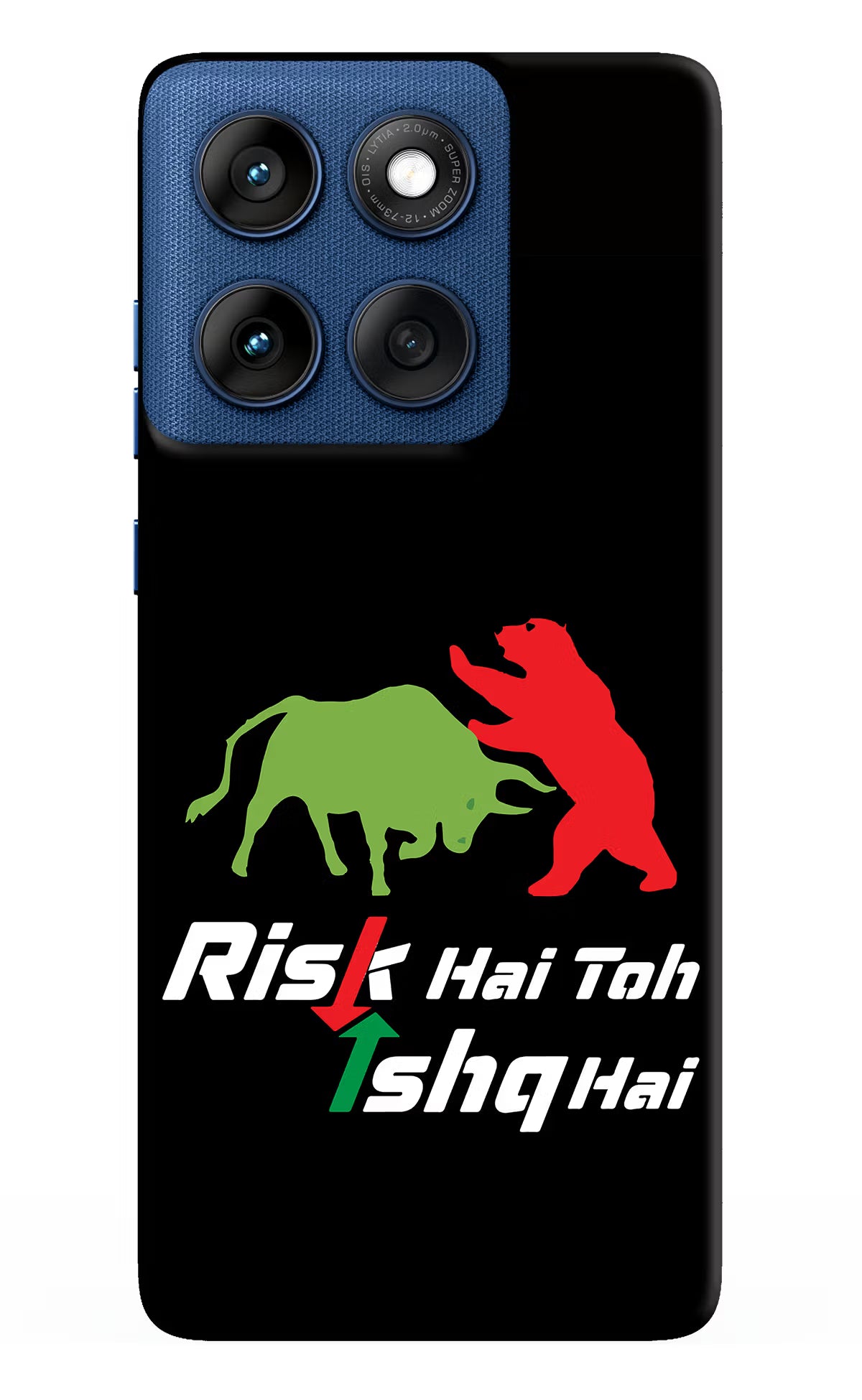 Risk Hai Toh Ishq Hai Moto Edge 60 Hard Case Back Cover by Casekaro