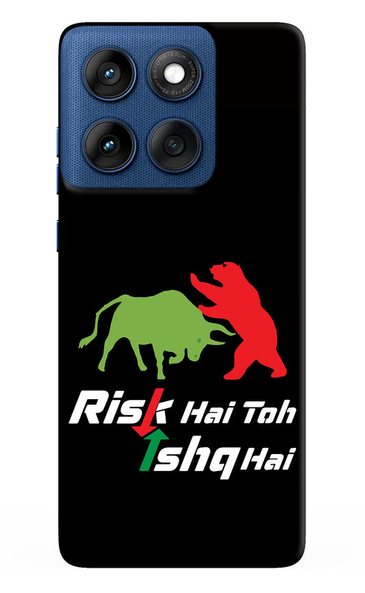 Risk Hai Toh Ishq Hai Moto Edge 60 Hard Case Back Cover by Casekaro