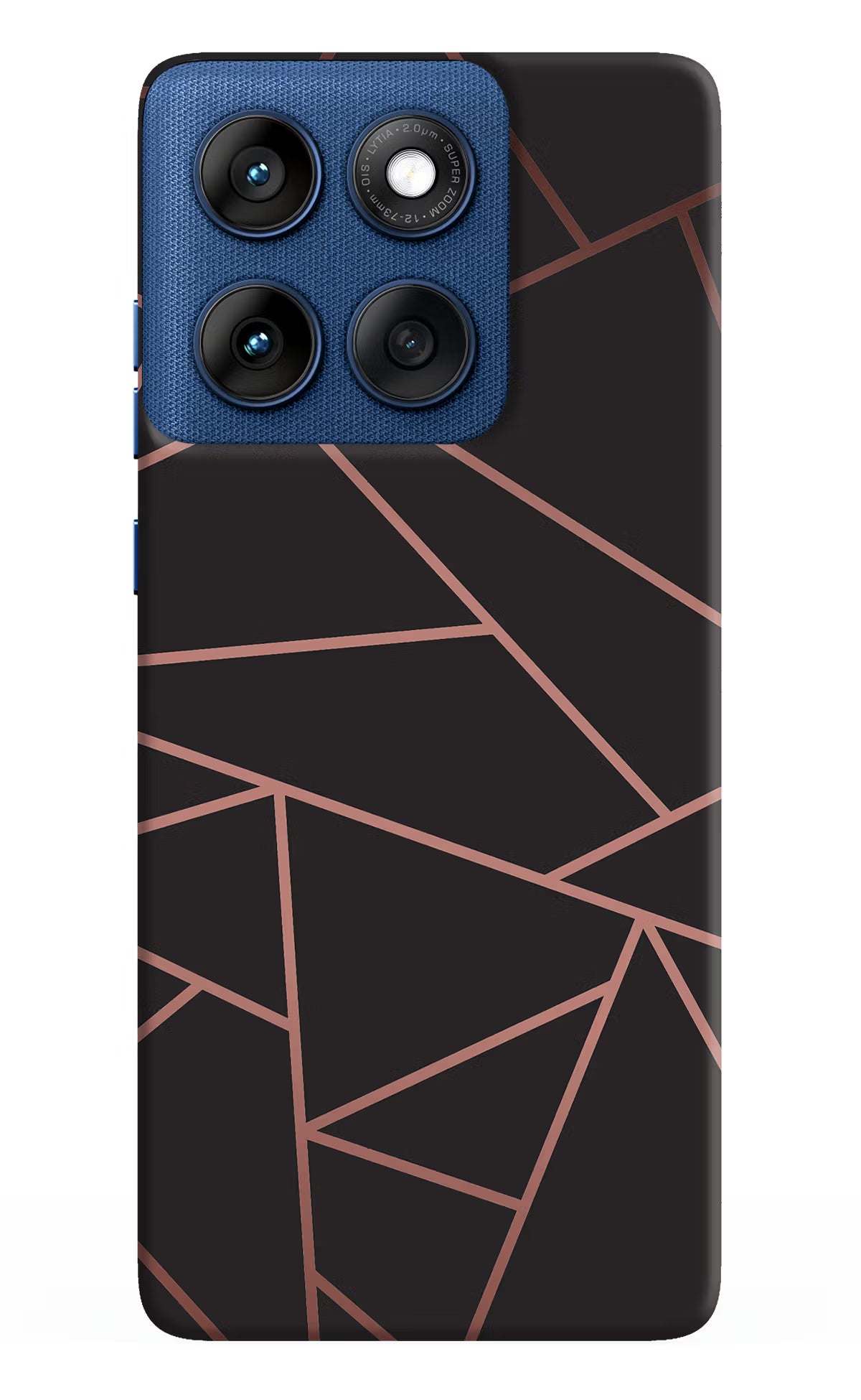 Geometric Pattern Moto Edge 60 Hard Case Back Cover by Casekaro