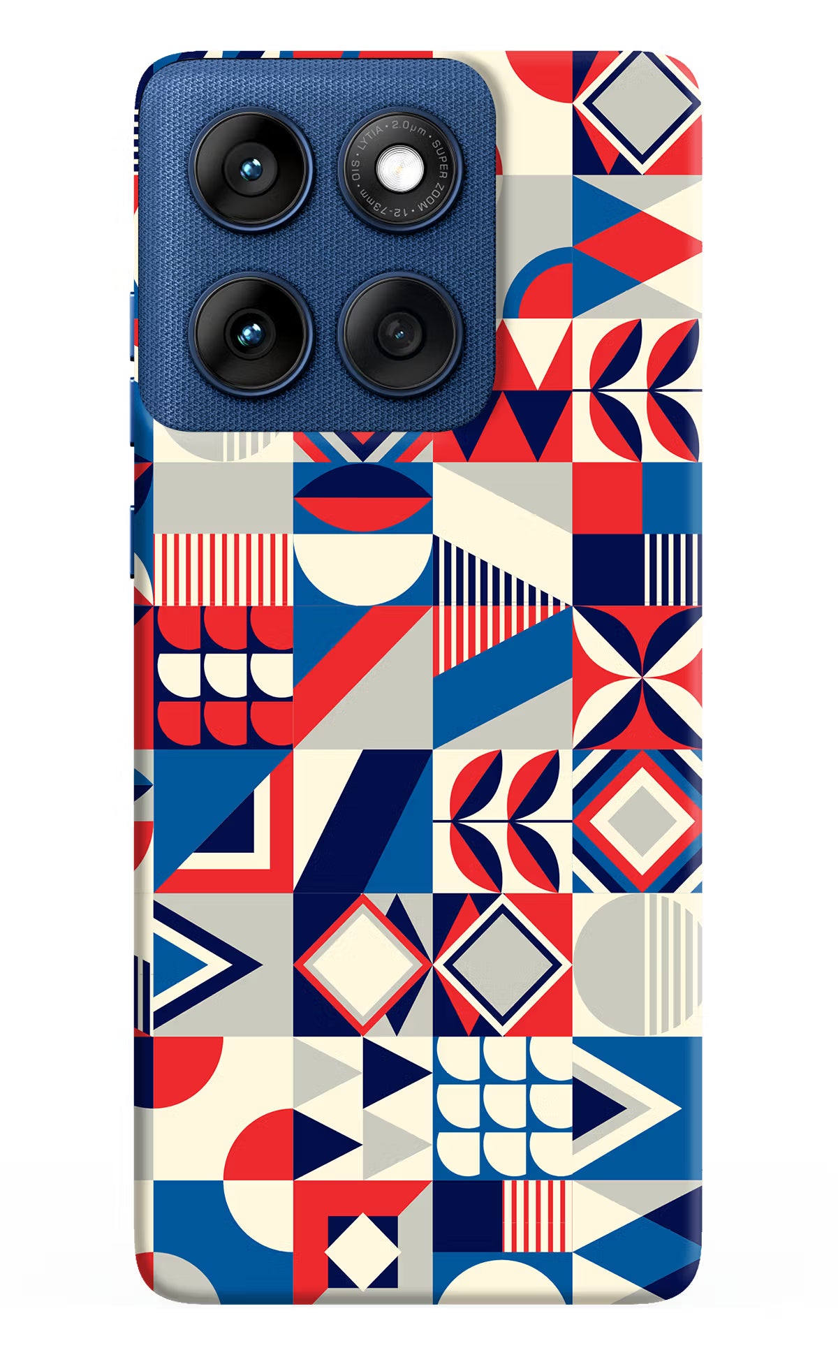 Colorful Pattern Moto Edge 60 Hard Case Back Cover by Casekaro