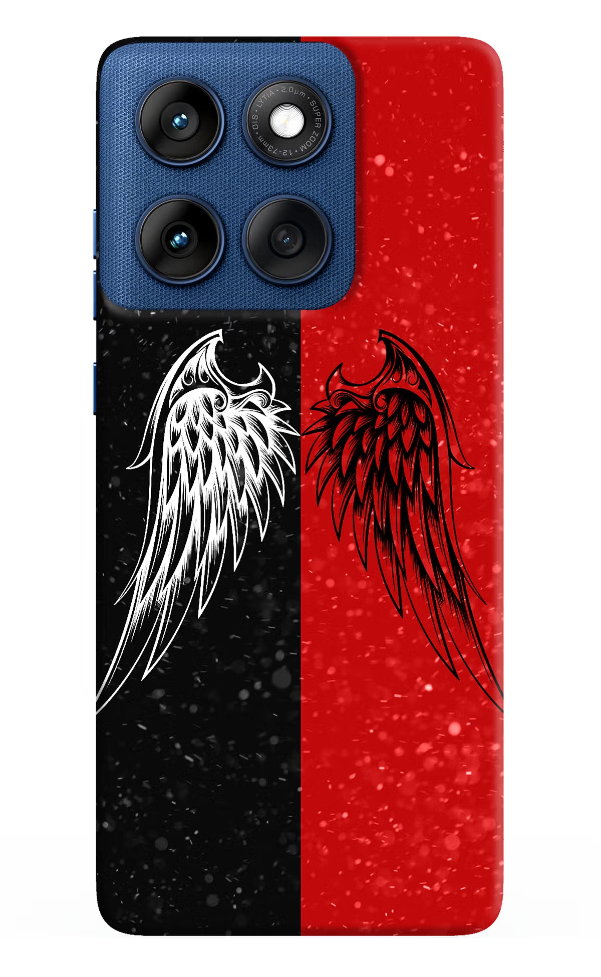 Wings Moto Edge 60 Hard Case Back Cover by Casekaro
