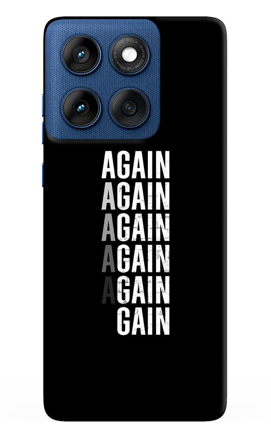 Again Again Gain Moto Edge 60 Hard Case Back Cover by Casekaro