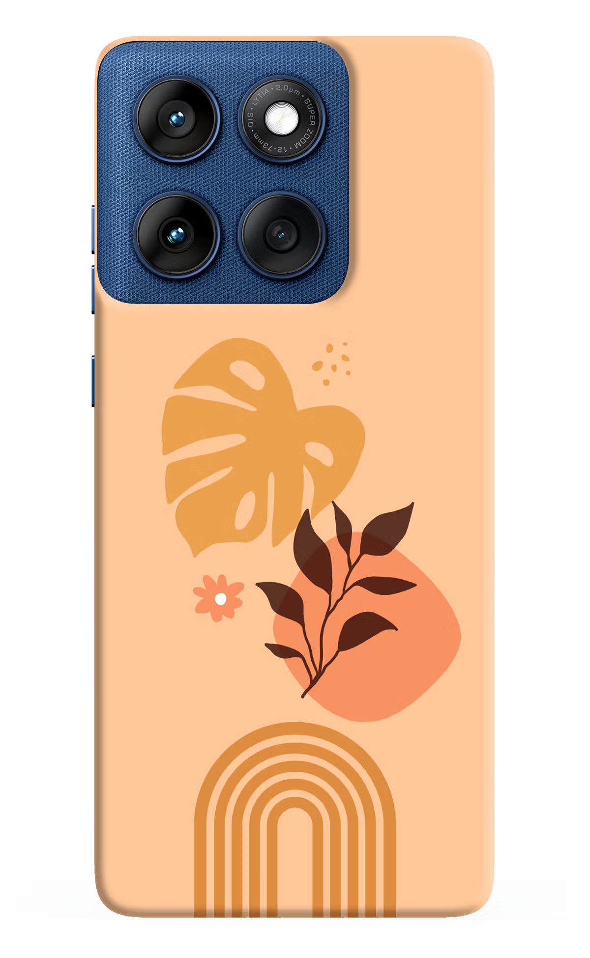 Bohemian Art Moto Edge 60 Hard Case Back Cover by Casekaro