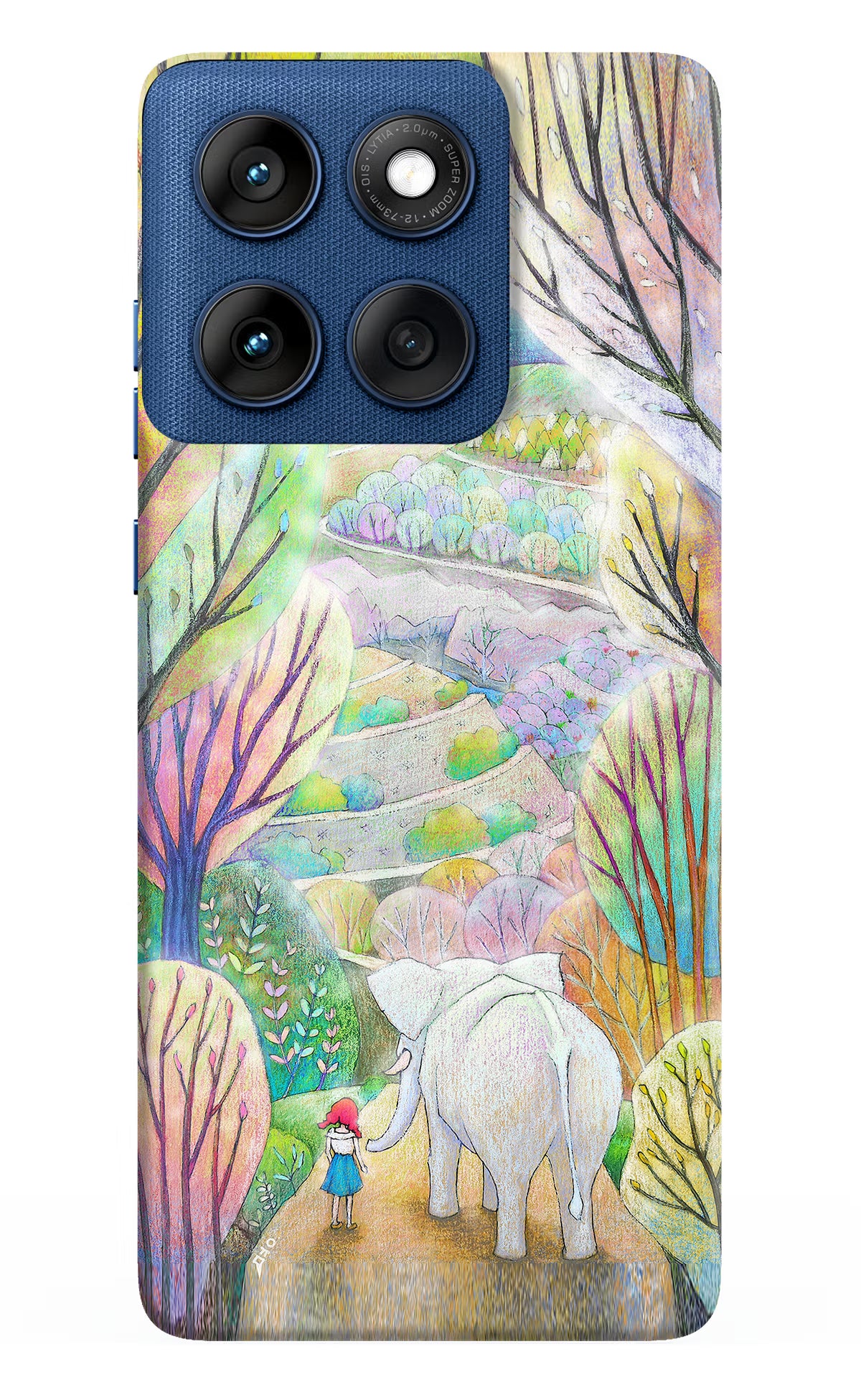 Nature Painting Moto Edge 60 Hard Case Back Cover by Casekaro