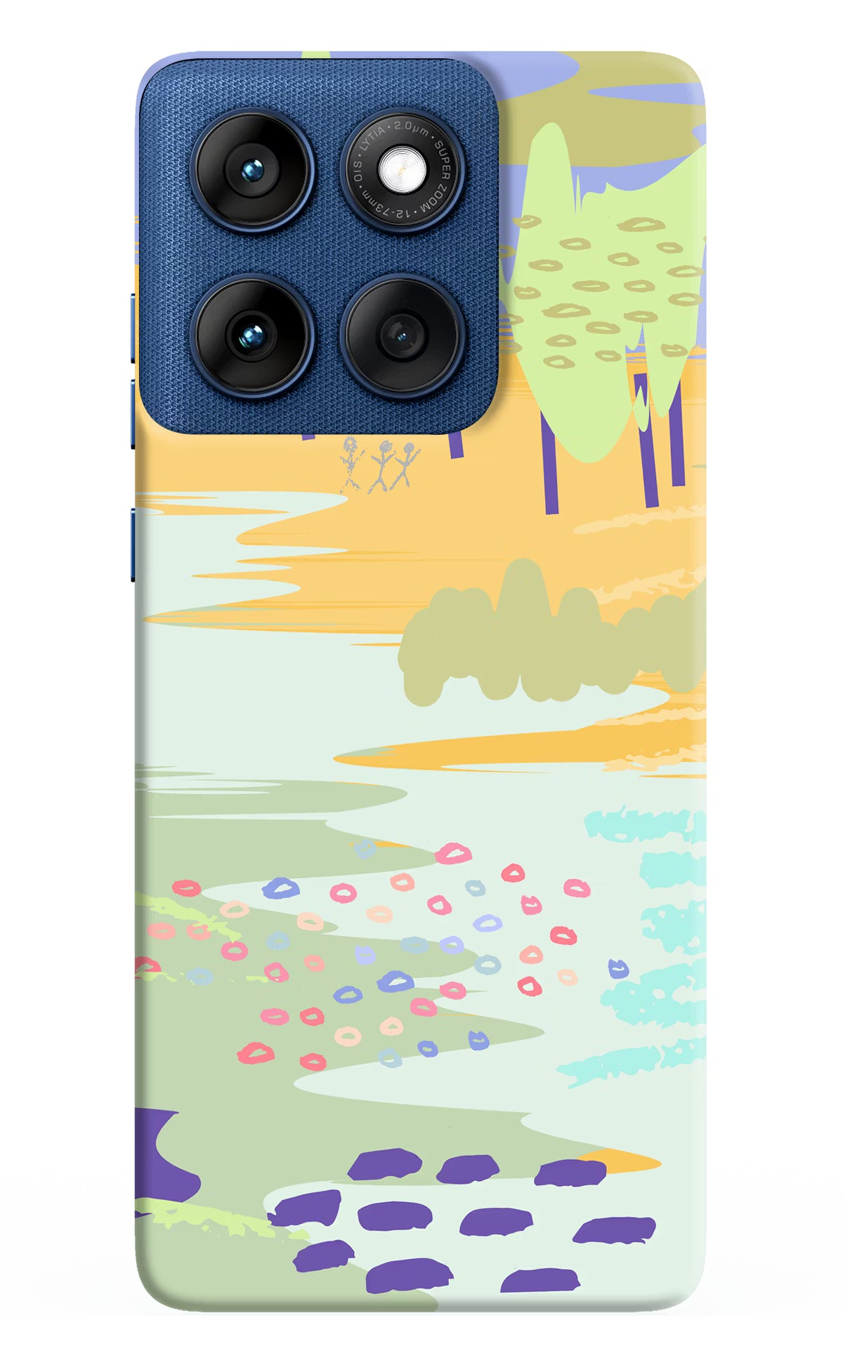 Scenery Moto Edge 60 Hard Case Back Cover by Casekaro