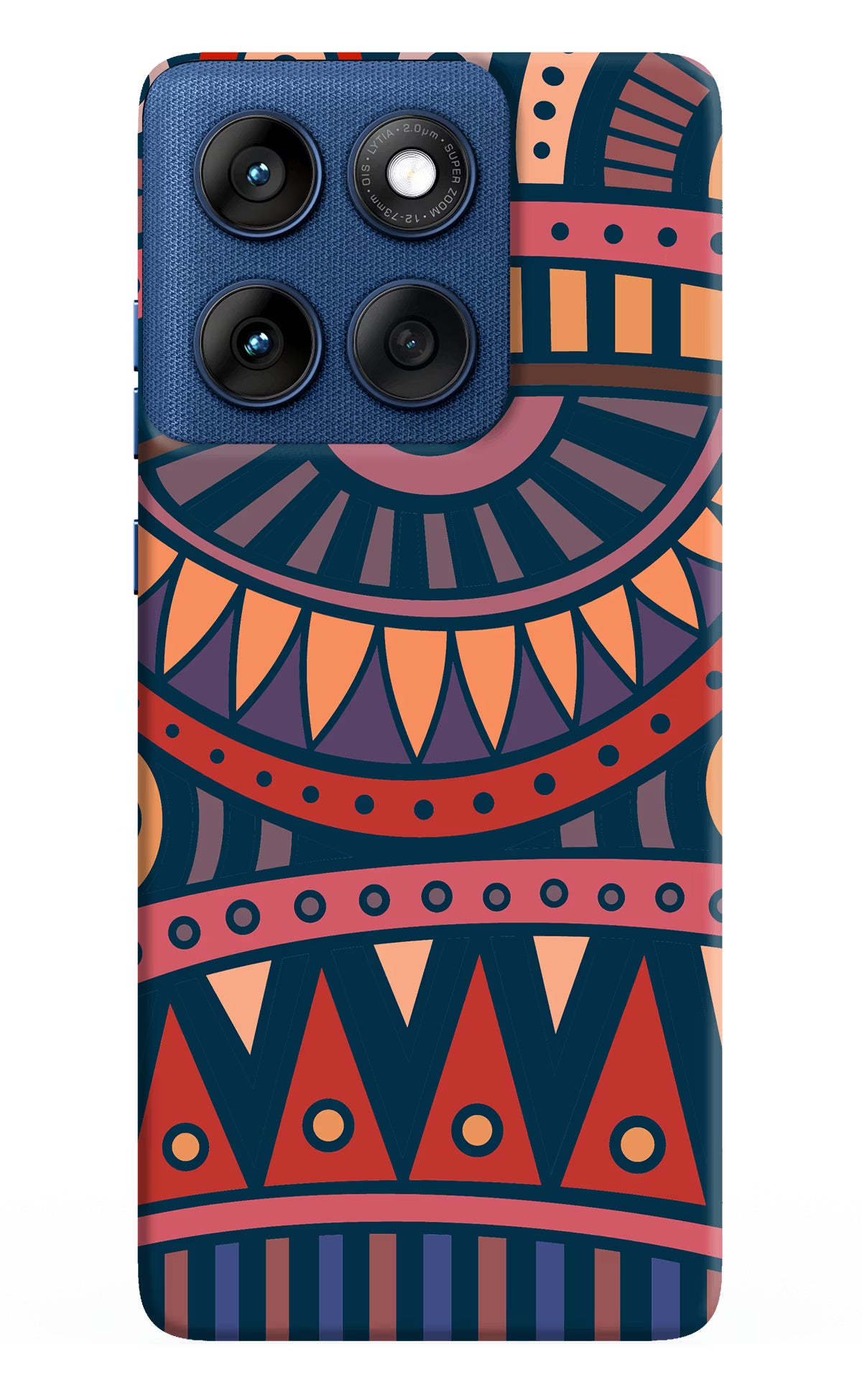 African Culture Design Moto Edge 60 Hard Case Back Cover by Casekaro