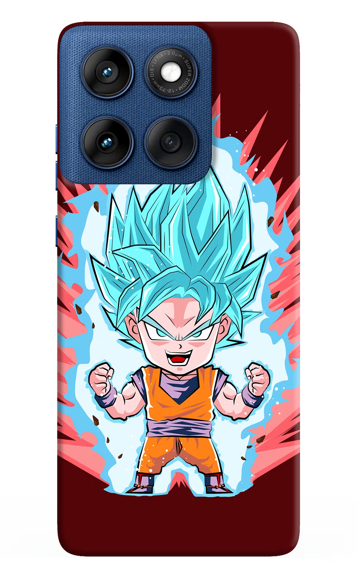 Goku Little Moto Edge 60 Hard Case Back Cover by Casekaro
