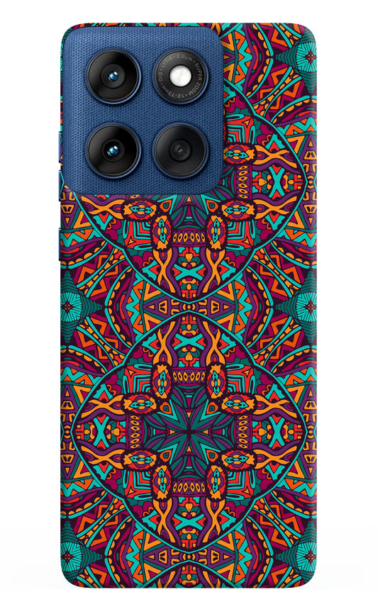 Colour Mandala Moto Edge 60 Hard Case Back Cover by Casekaro