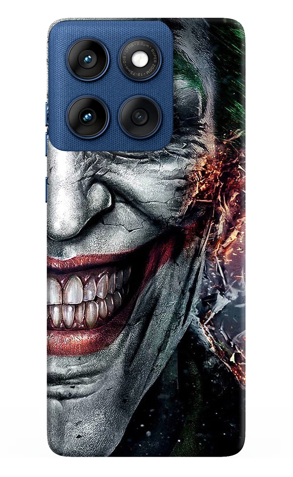 Joker Cam Moto Edge 60 Hard Case Back Cover by Casekaro