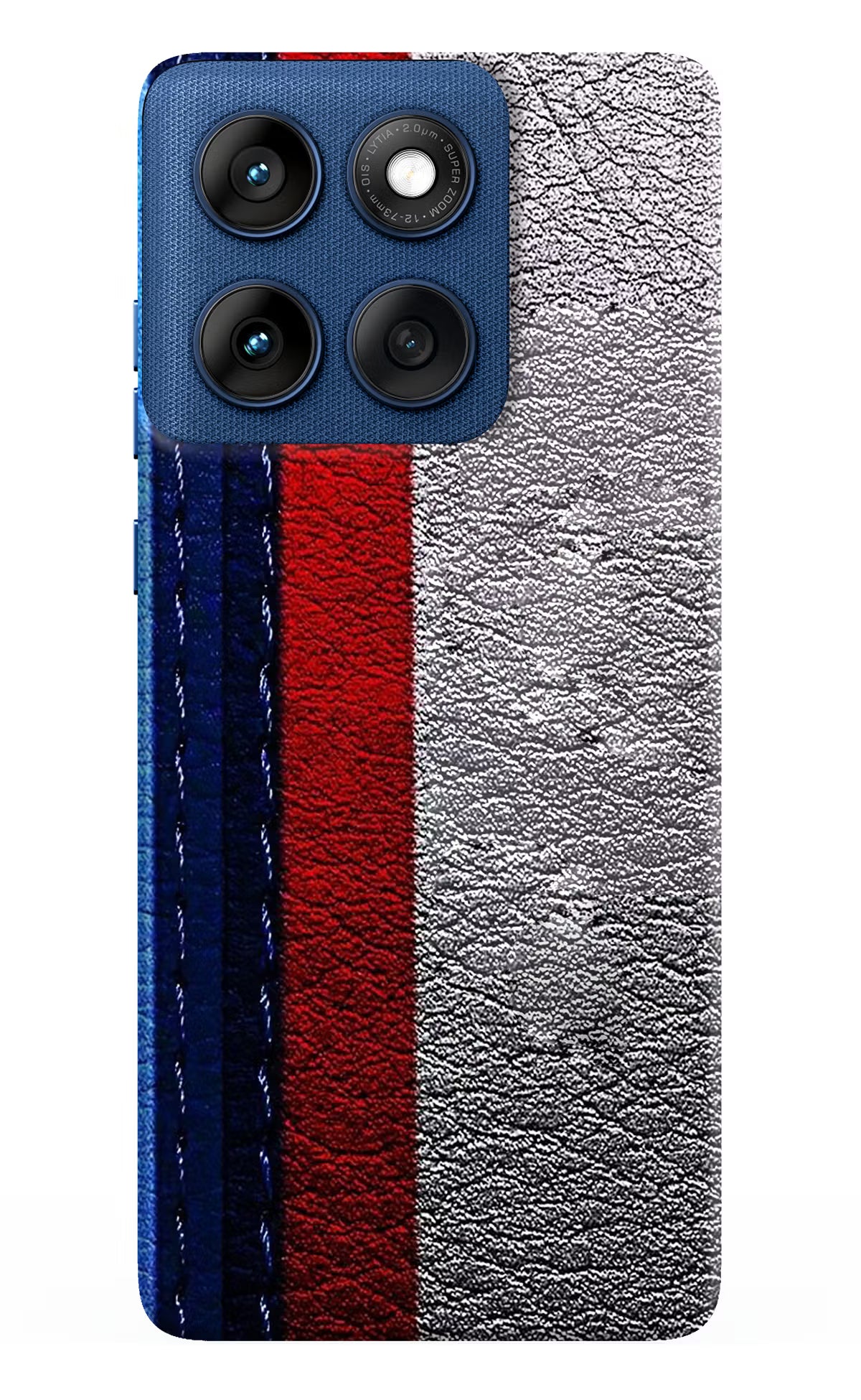 BMW Stripes Moto Edge 60 Hard Case Back Cover by Casekaro