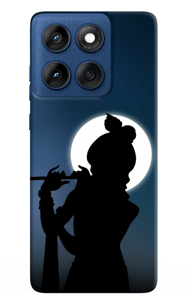 Shri Krishna Silhouette Moto Edge 60 Hard Case Back Cover by Casekaro