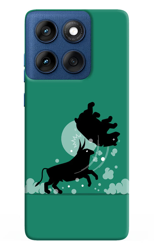 Bull Conqueror Moto Edge 60 Hard Case Back Cover by Casekaro