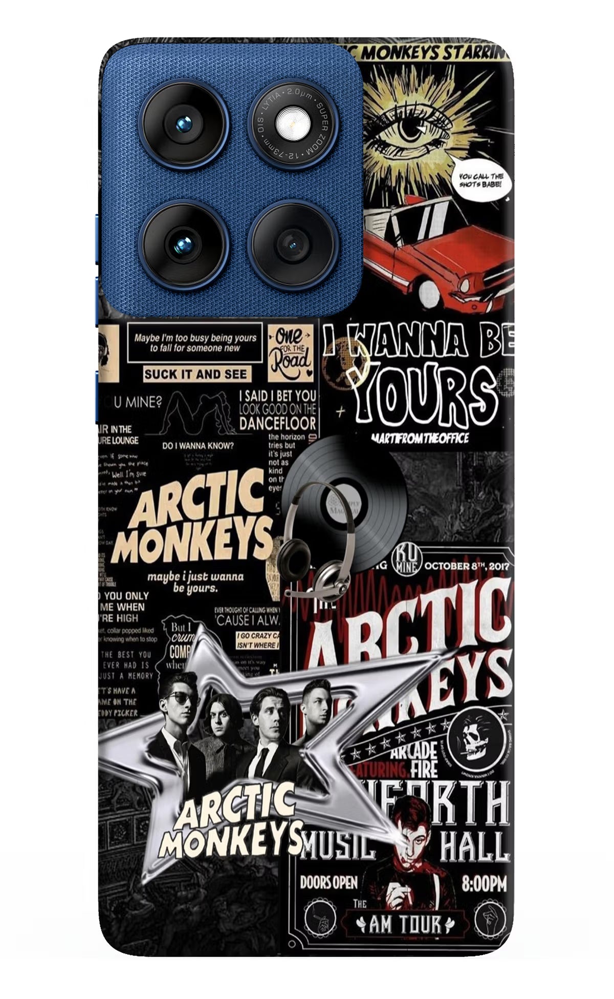 Arctic Monkeys Moto Edge 60 Hard Case Back Cover by Casekaro
