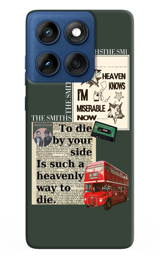 The Smiths Moto Edge 60 Hard Case Back Cover by Casekaro