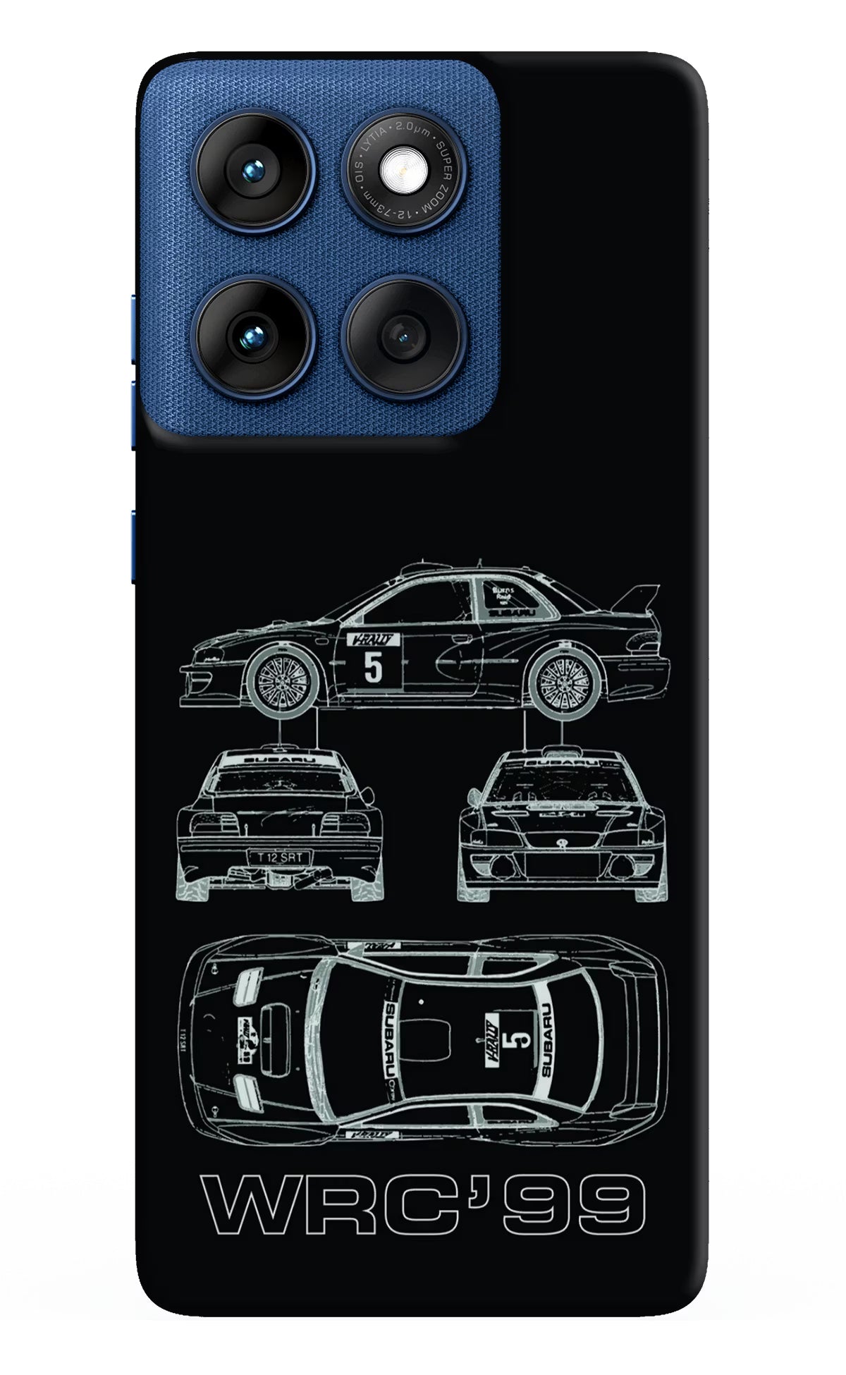 WRC'99 Moto Edge 60 Hard Case Back Cover by Casekaro