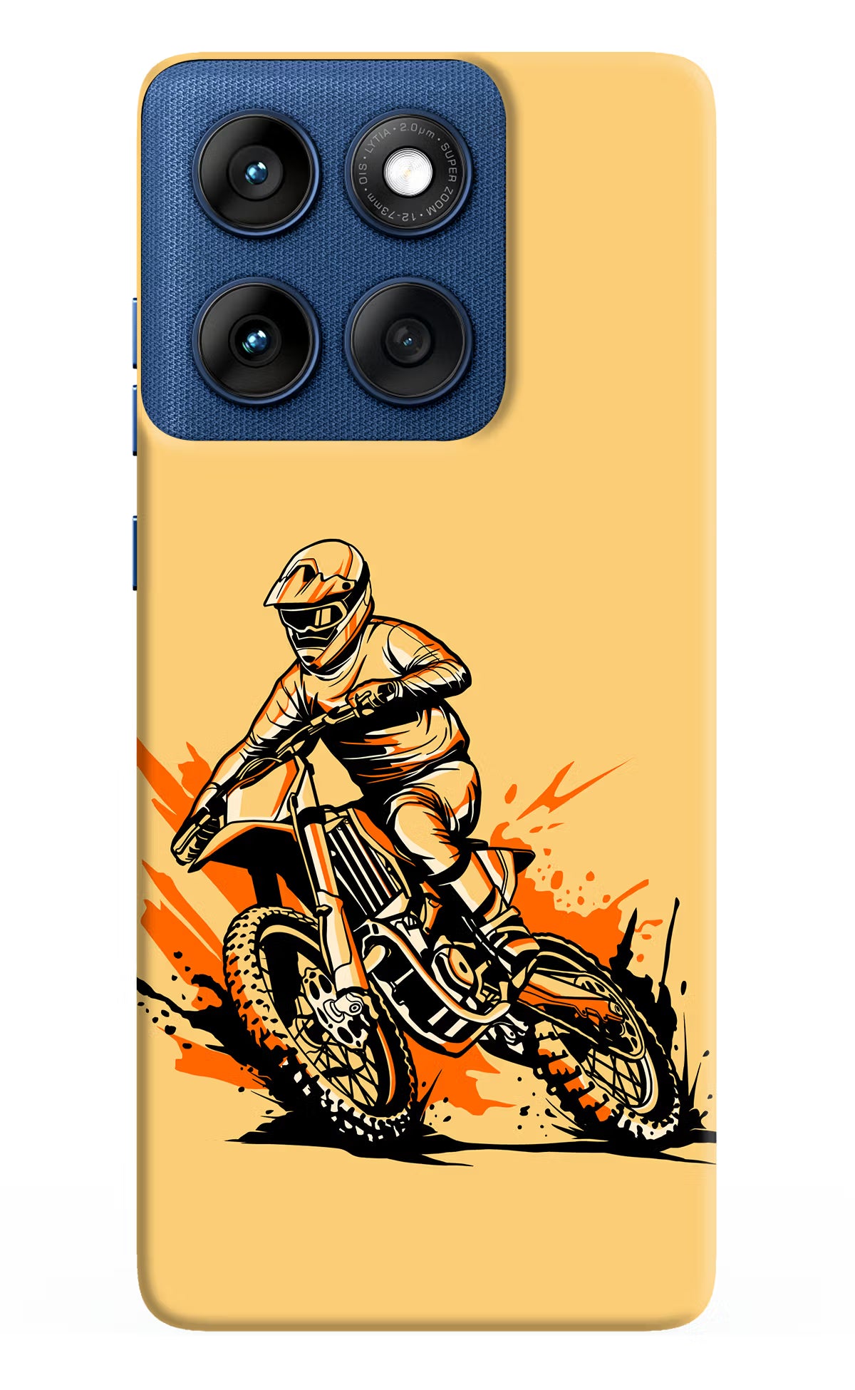 Off-Road Fury Moto Edge 60 Hard Case Back Cover by Casekaro