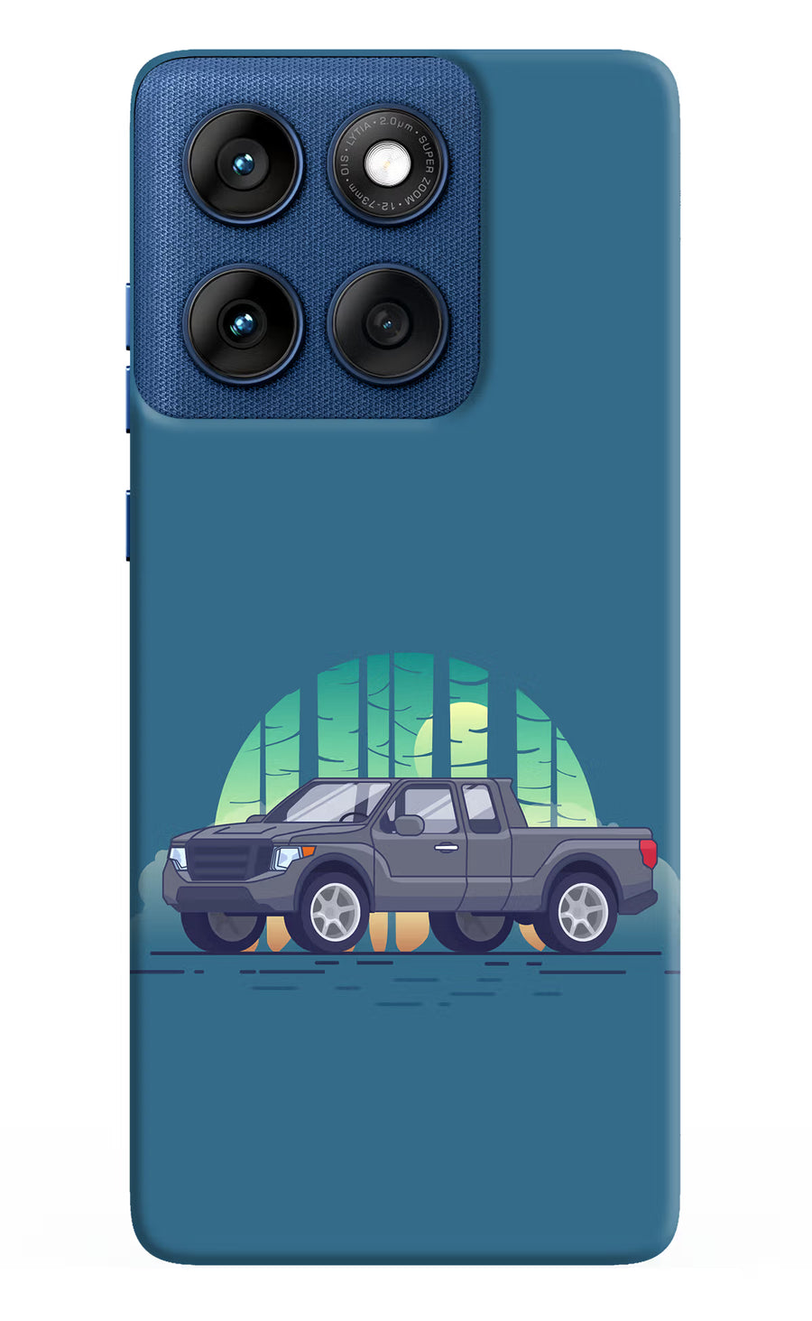Retro Garage Vibe Moto Edge 60 Back Cover, Hard case