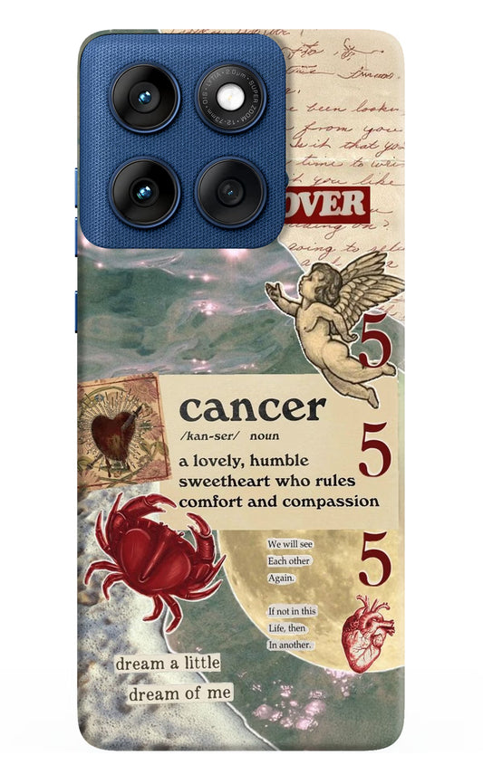 Cancer Zodiac Moto Edge 60 Hard Case Back Cover by Casekaro