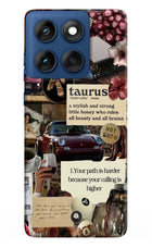 Taurus Zodiac Moto Edge 60 Hard Case Back Cover by Casekaro