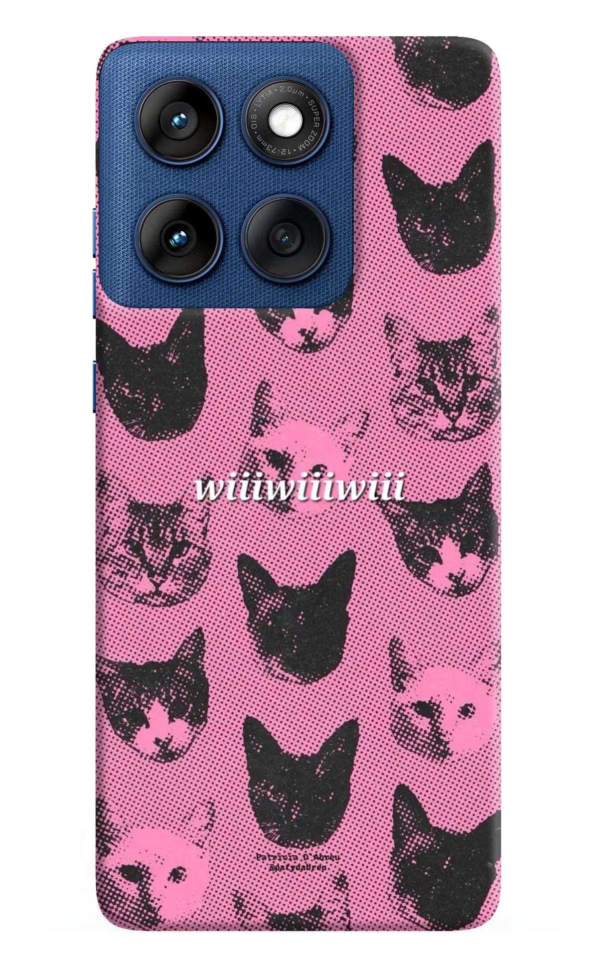 Pink Cats Moto Edge 60 Back Cover