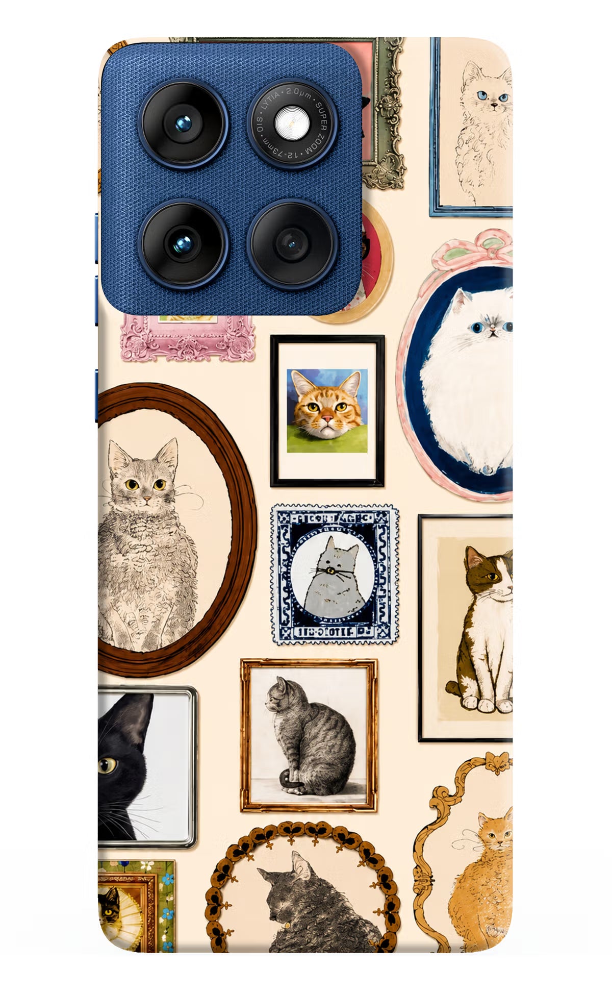 Mirror Cats Moto Edge 60 Back Cover