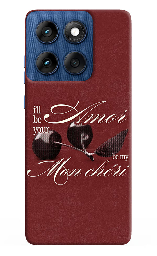Velvet Cherry Moto Edge 60 Back Cover