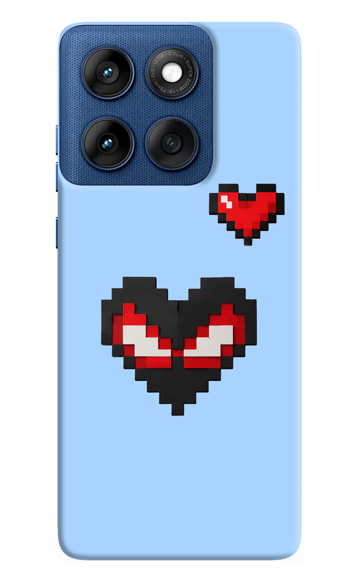 Peter Heart Moto Edge 60 Back Cover