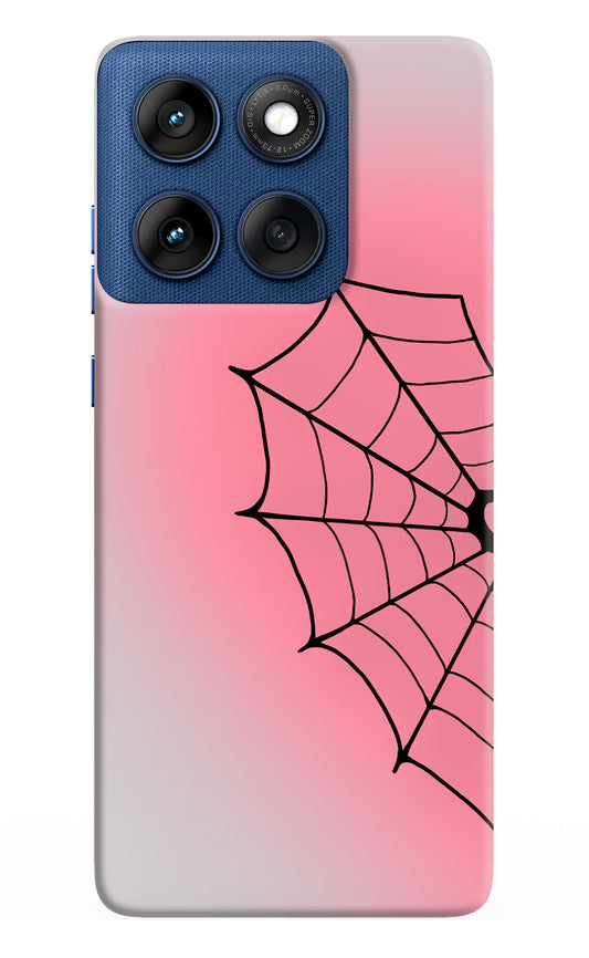 Pink Web Moto Edge 60 Hard Case Back Cover by Casekaro