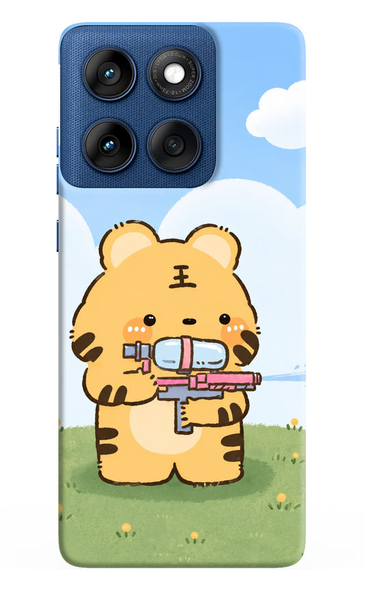 Tiger Treat Moto Edge 60 Back Cover