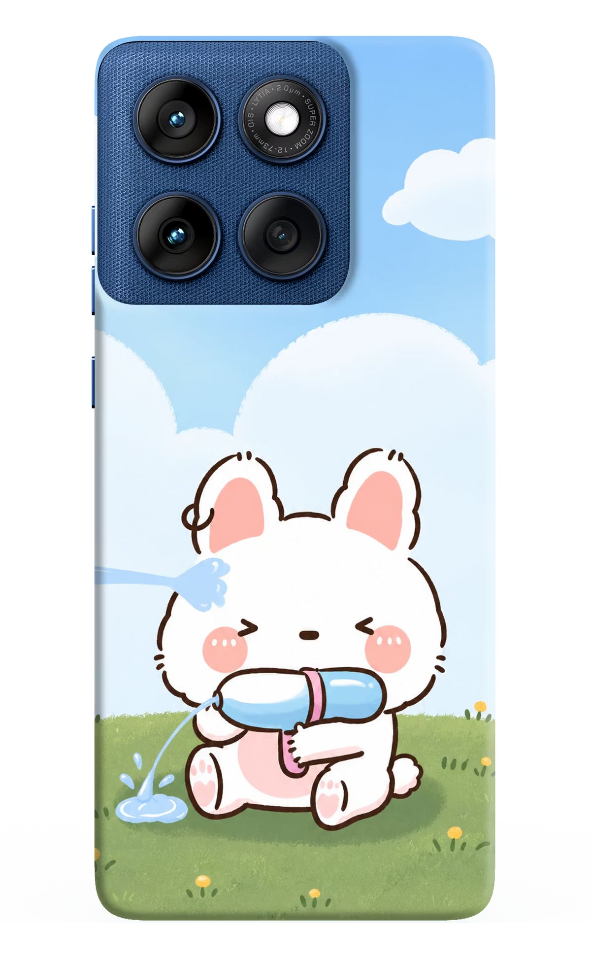 Bunny Treat Moto Edge 60 Back Cover