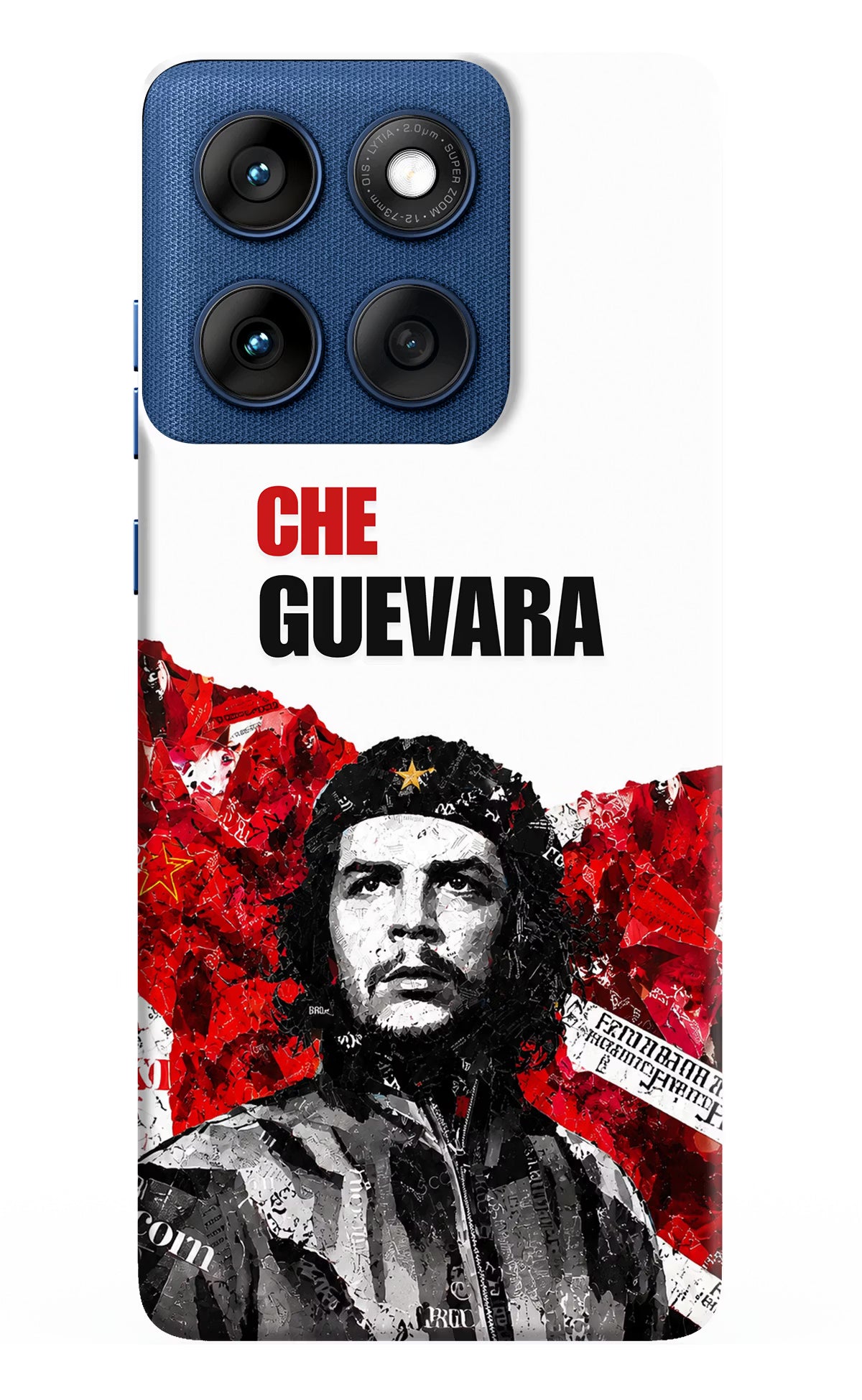 Che Guevara Revolution Moto Edge 60 Back Cover