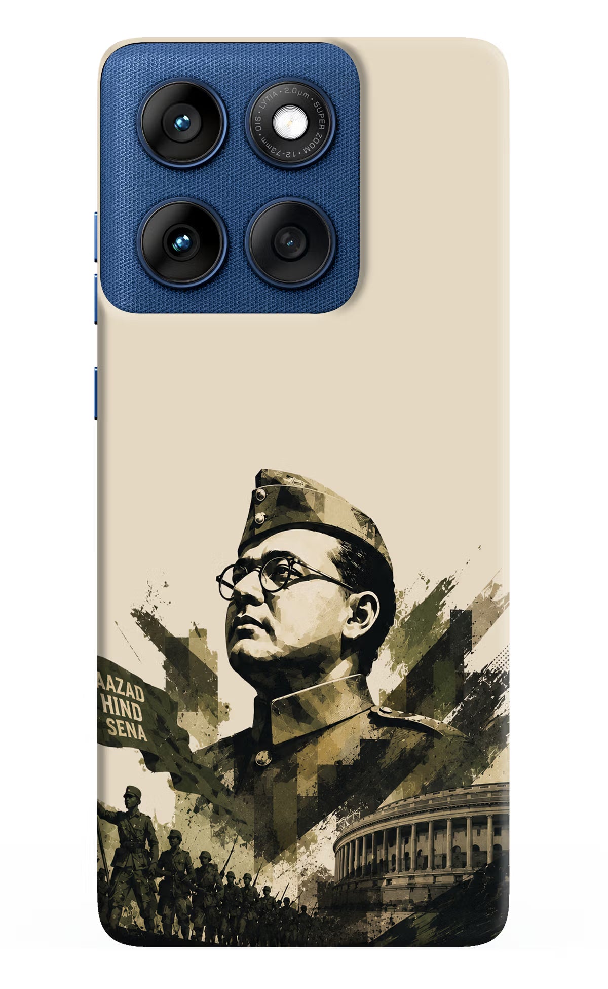 Netaji Rising Moto Edge 60 Back Cover