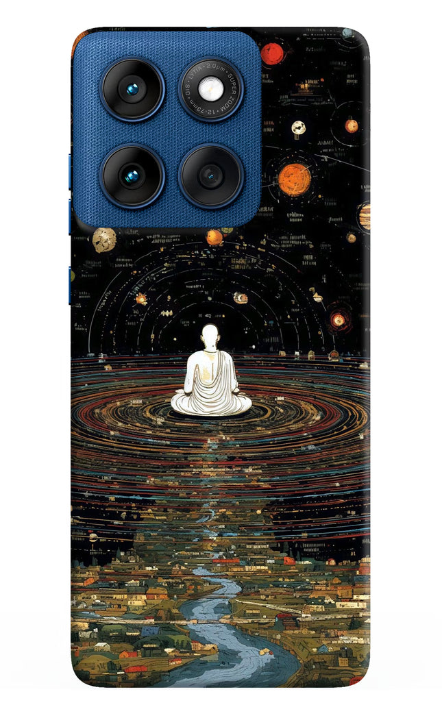 Space Monk Moto Edge 60 Hard Case Back Cover by Casekaro