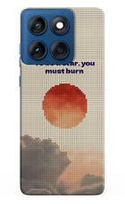Pixel Sun Moto Edge 60 Hard Case Back Cover by Casekaro