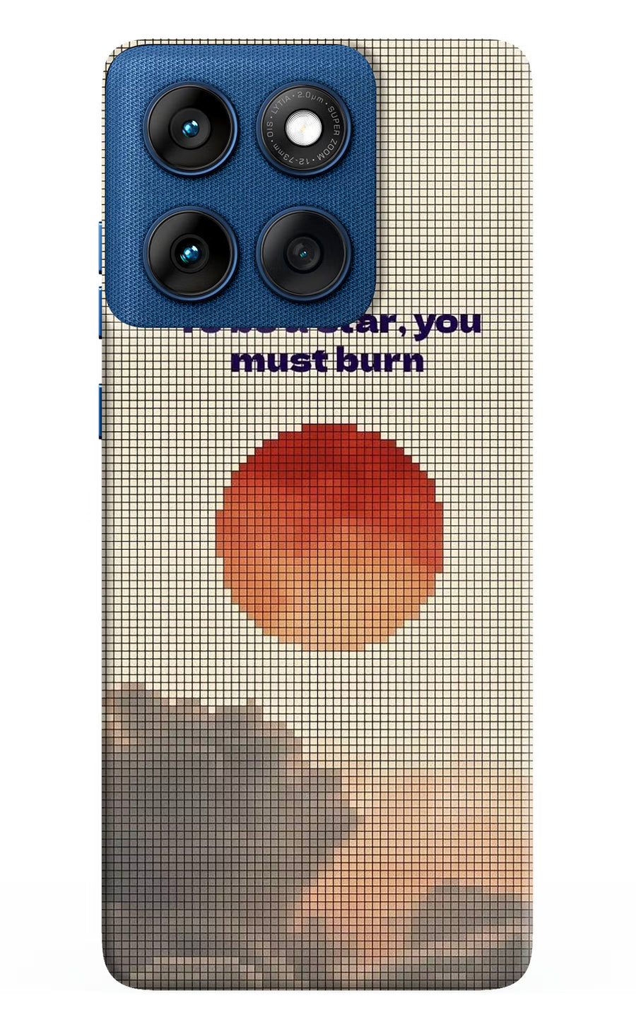 Pixel Sun Moto Edge 60 Back Cover, Hard case