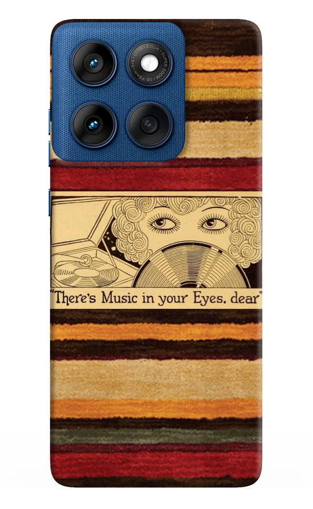Vinyl Stripes Moto Edge 60 Hard Case Back Cover by Casekaro