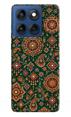 Green Pataka Moto Edge 60 Hard Case Back Cover by Casekaro