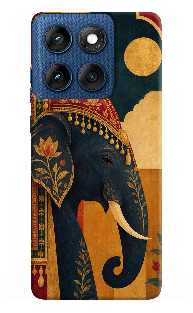 Royal Elephant Moto Edge 60 Back Cover