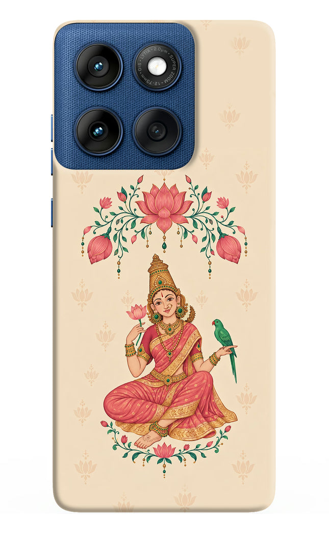 Goddess Lakshmi Moto Edge 60 Back Cover