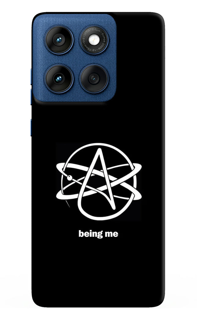 Atheist Symbol Moto Edge 60 Hard Case Back Cover by Casekaro