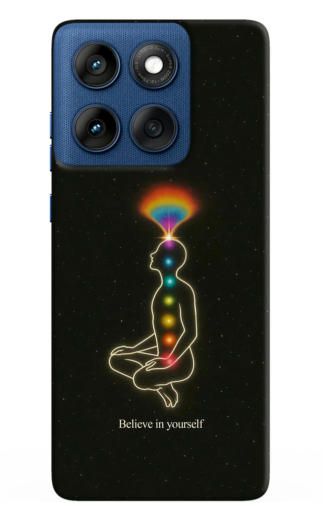 Believe in yourself Moto Edge 60 Hard Case Back Cover by Casekaro