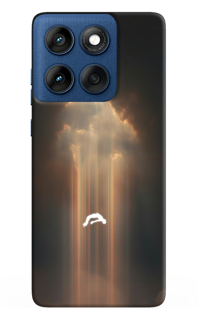 Heavenly Beam Moto Edge 60 Hard Case Back Cover by Casekaro